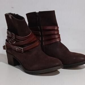 Bull Boxer Triumph western vegan moto boots sz 8